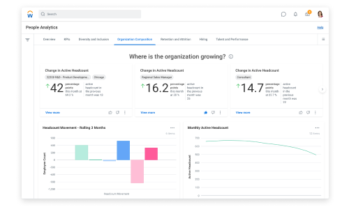 screenshot of product portal