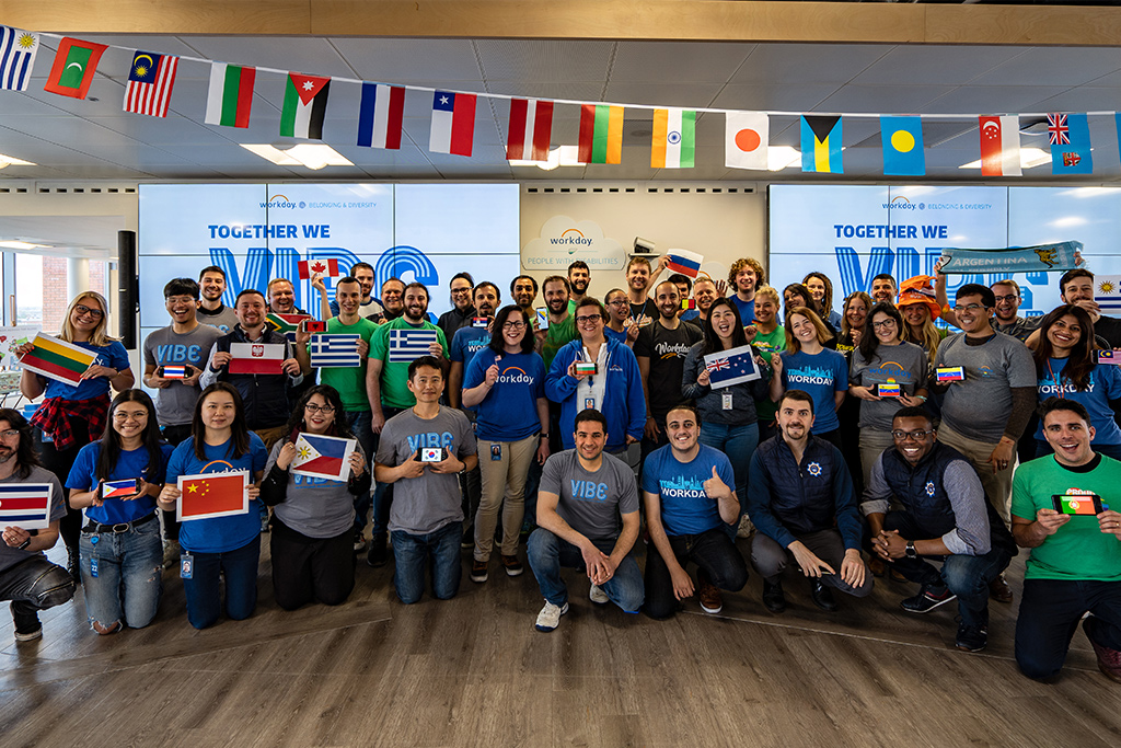 photo of group of people holding flags